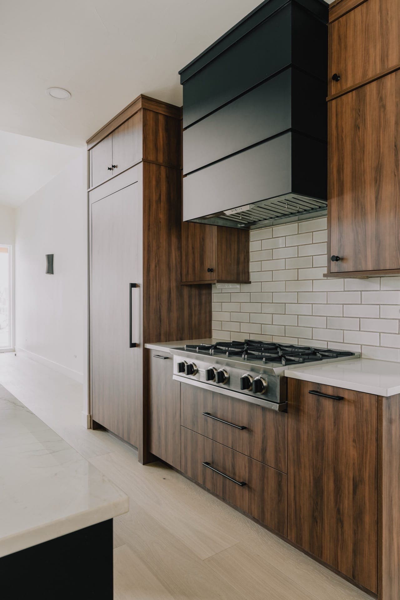 Bright kitchen renovation with custom cabinetry by Kiefer Built Contracting